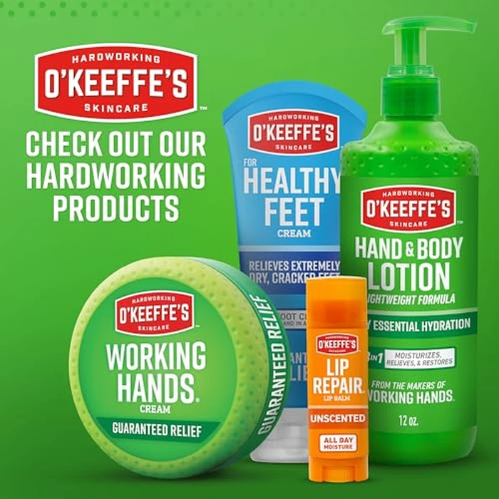 O'Keeffe's for Healthy Feet Foot Cream - 3 oz Tube (2 Pack) - Guaranteed Relief for Extremely Cracked, Dry Feet, Repairing Skincare, Instantly Boosts and Retains Moisture Levels by O'Keeffe's - Image 7