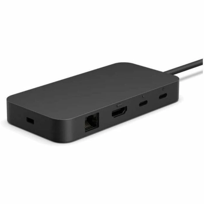Microsoft Surface USB4 Dock - Gigabit Ethernet, USB C to 2xUSB-C/1xUSB-A/HDMI (65W Power Delivery) - Black by Microsoft - Image 3