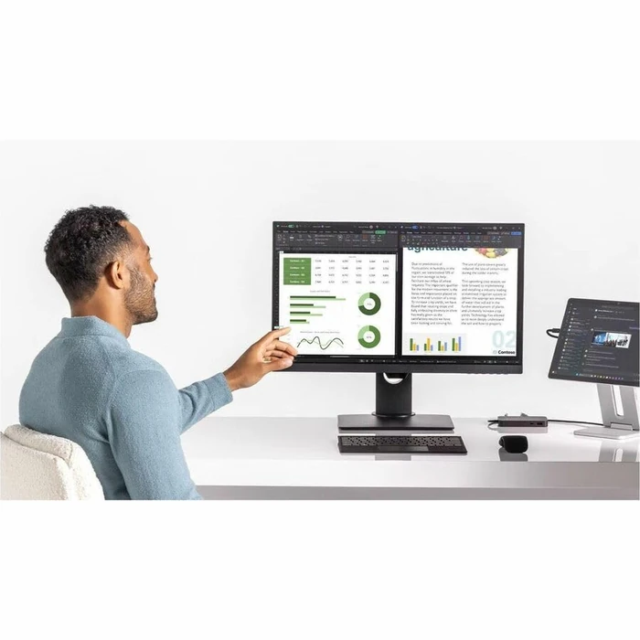 Microsoft Surface USB4 Dock - Gigabit Ethernet, USB C to 2xUSB-C/1xUSB-A/HDMI (65W Power Delivery) - Black by Microsoft - Image 5