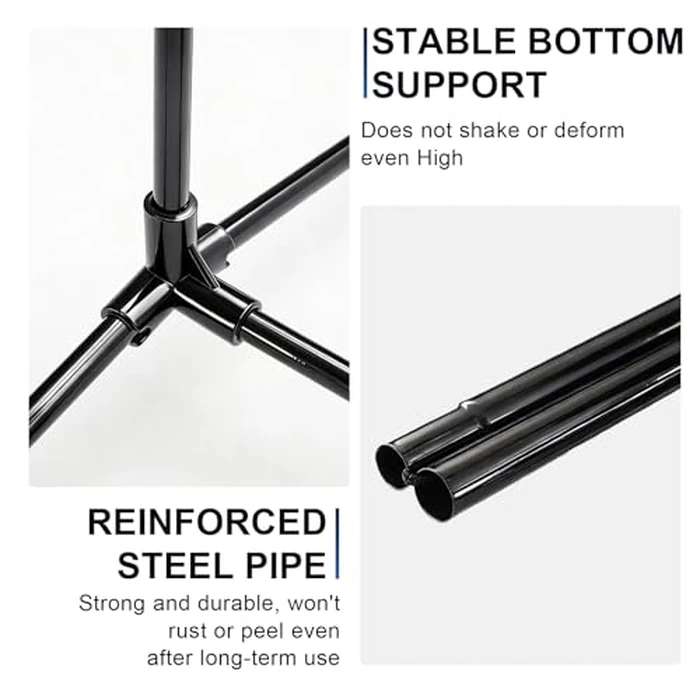 KMFurnila Portable Badminton Net Set, 10FT Wide, Adjustable Height Multi Sport Net for Pickleball, Tennis, Volleyball, Soccer Tennis, Indoor Outdoor with Carry Bag, Easy Setup for Backyard by KMFurnila - Image 6