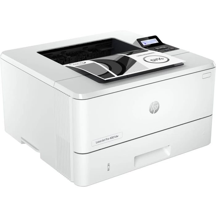 HP LaserJet Pro 4001dw Wireless Printer - White by HP - Image 2