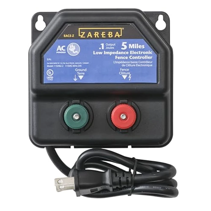 Zareba EA5M-Z 5-Mile AC-Powered Electric Fence Charger,Black by Zareba - Used - Like New condition - US$36.48