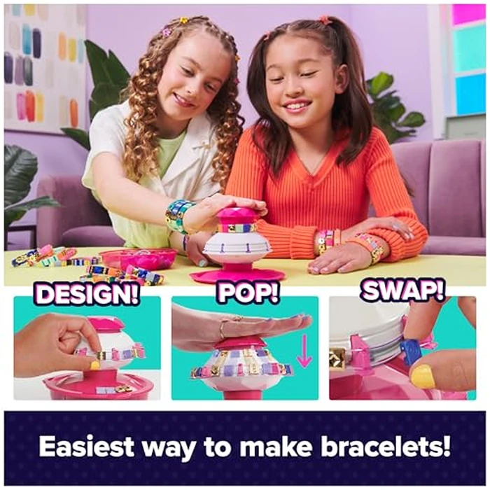 Cool Maker, PopStyle Bracelet Making Kit with 170 Beads, Make & Remake 10 (Packaging May Vary), Arts and Crafts Kids Toys for Ages 7 and up by Cool MAKER - Image 2