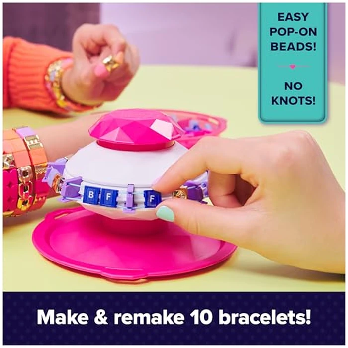 Cool Maker, PopStyle Bracelet Making Kit with 170 Beads, Make & Remake 10 (Packaging May Vary), Arts and Crafts Kids Toys for Ages 7 and up by Cool MAKER - Image 3