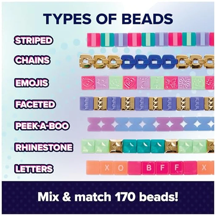 Cool Maker, PopStyle Bracelet Making Kit with 170 Beads, Make & Remake 10 (Packaging May Vary), Arts and Crafts Kids Toys for Ages 7 and up by Cool MAKER - Image 5