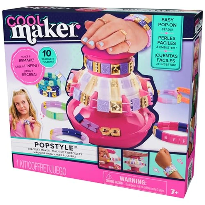 Cool Maker, PopStyle Bracelet Making Kit with 170 Beads, Make & Remake 10 (Packaging May Vary), Arts and Crafts Kids Toys for Ages 7 and up by Cool MAKER - Image 9
