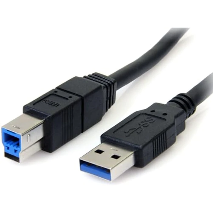 StarTech.com 10 ft Black SuperSpeed USB 3.0 Cable A to B - M/M- for P/N: PCIUSB3S4 - PEXUSB3S23 - PEXUSB3S24 - PEXUSB3S25 - PEXUSB3S44V - PEXUSB3S4V (USB3SAB10BK) by StarTech.com - Used - Like New condition - US$15.35