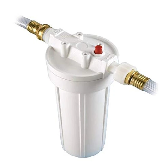 Culligan RVF-10 External RV Water Filter System - Hose Connector Kit, D-15 Replacement Cartridge Included - Reduces Chlorine Taste & Odor for Cleaner RV Water, 250 Gal by Culligan - Used - Like New condition