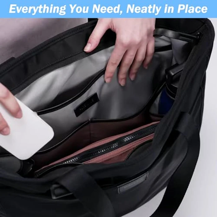 PUREVAVE Large Laptop Tote Bag for Women with Adjustable Shoulder Straps by P PUREVAVE - Image 4