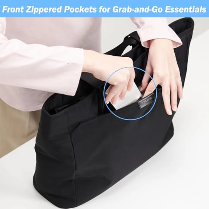 PUREVAVE Large Laptop Tote Bag for Women with Adjustable Shoulder Straps by P PUREVAVE - Image 5