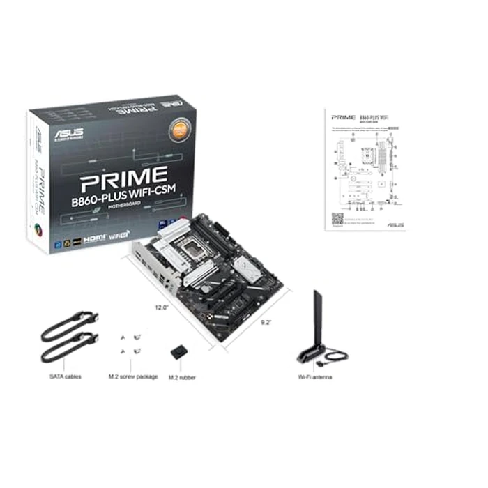 ASUS Prime B860-PLUS WiFi-CSM B860 LGA 1851 ATX Motherboard, Intel Core Ultra Series 2 Ready, Advanced AI, DDR5, PCIe 5.0, HDMI, USB 20Gbps Type-C, 2X M.2, WiFi 6E, 2.5Gb, ACCE Remote IT Management by Asus - Image 9