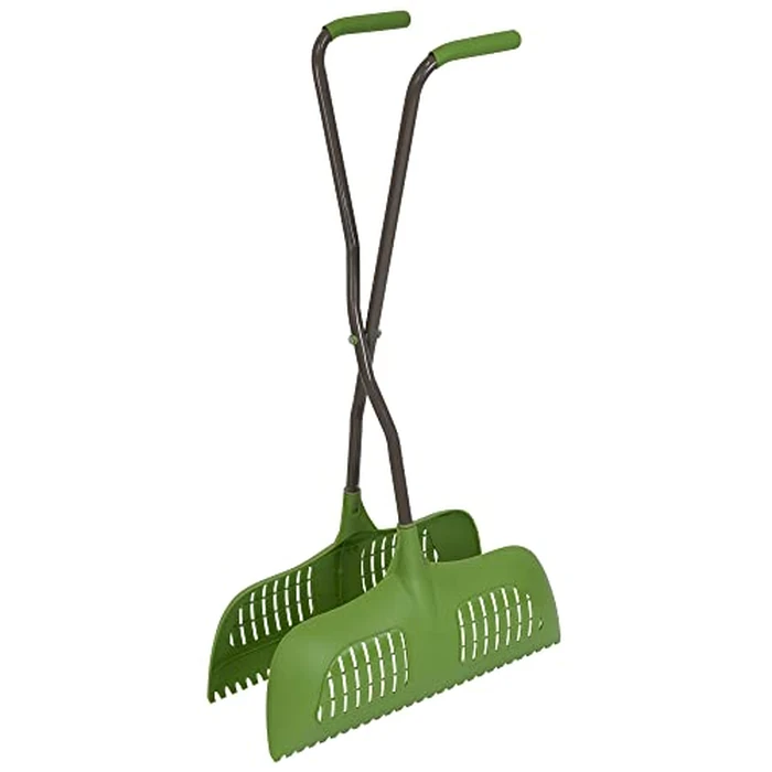 AMES Leaf Grabber Rake with Long Handle & Cushioned Grip for Leaves, Lawn Clippings, Twigs, Yard Waste by AMES - Used - Like New condition - CA$67.65