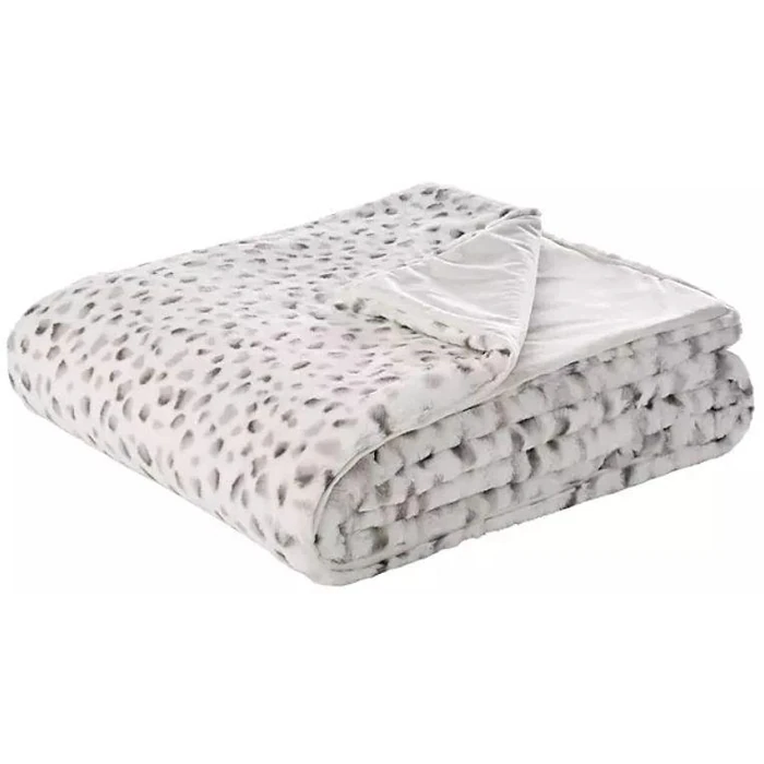 Member's Mark Hotel Premier Collection Luxury Throw (60 in x 70 in) - Snow Leopard by Member's Mark - Image 1