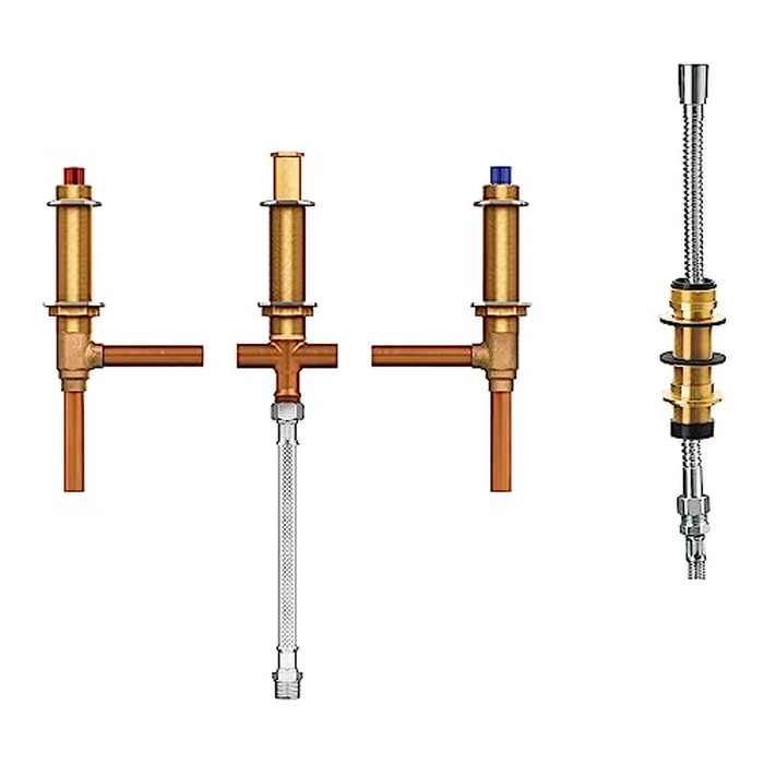 Moen 9792 Two-Handle Roman Tub Adjustable Valve with Shower Diverter, 1/2-Inch CC Connection by Moen - Used - Acceptable condition