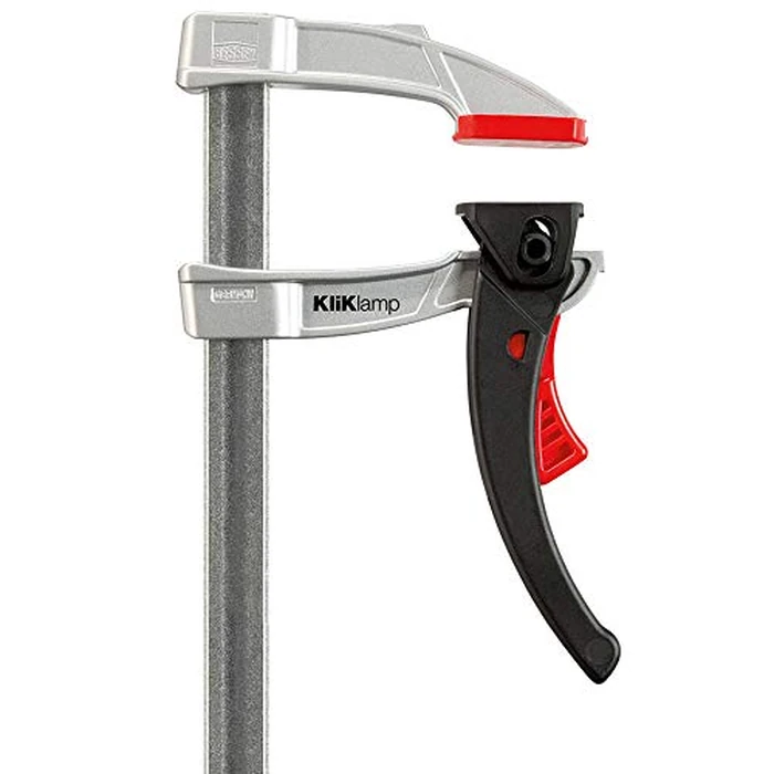 BESSEY KliKlamp Series Ratchet Action Lever Clamp - 4-Inch -KLI3.008 - Fast Action, Heavy Duty Clamps for Woodworking, Carpentry, & Cabinetry - Professional Grade for DIY and Home Improvement by BESSEY - Used - Very Good condition