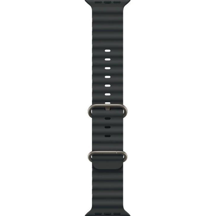 Apple Watch Ultra 2 (Cellular + GPS) - 64GB - 49mm - Titanium Titanium Case with Black Rubber Ocean Band - One Size by Apple - Image 3