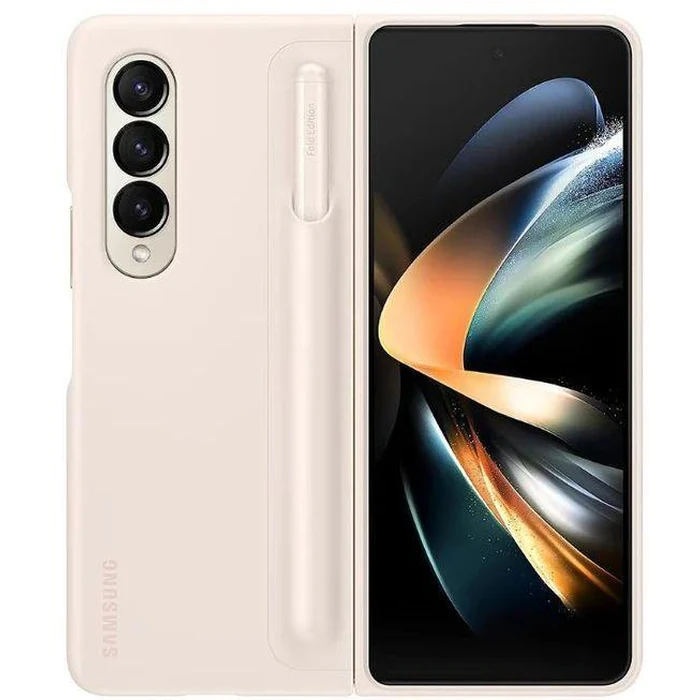 Samsung Galaxy Z Fold4 Standing Cover with Pen - Sand by Samsung - Refurbished - Brand New condition - US$30.98