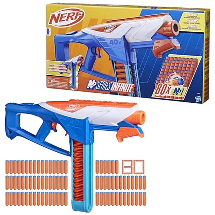 Hasbro Nerf N Series Infinite Blaster, Perfect for Kids and Adults High-Speed Outdoor Play by Nerf - Used - Very Good condition