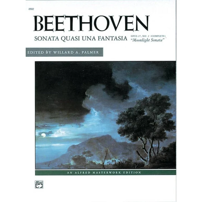 Moonlight Sonata, Op. 27, No. 2 (Complete) (Alfred Masterwork Edition) by Alfred Music - Used - Good condition - US$1.38