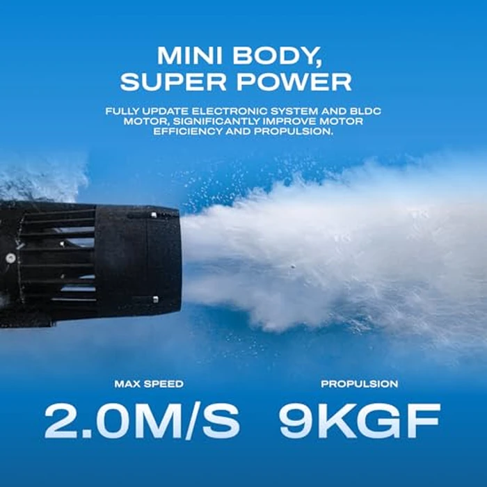 LEFEET P1 Underwater Scooter [Professional Grade]: Max 2m/s Super Power Mini, Built-in Camera Mount, Modular Design Expands,60M Waterproof Sea Scooter for Diving,Snorkeling,Swimming by LEFEET - Image 3