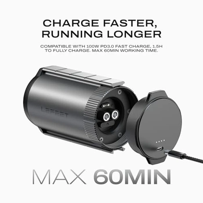 LEFEET P1 Underwater Scooter [Professional Grade]: Max 2m/s Super Power Mini, Built-in Camera Mount, Modular Design Expands,60M Waterproof Sea Scooter for Diving,Snorkeling,Swimming by LEFEET - Image 4