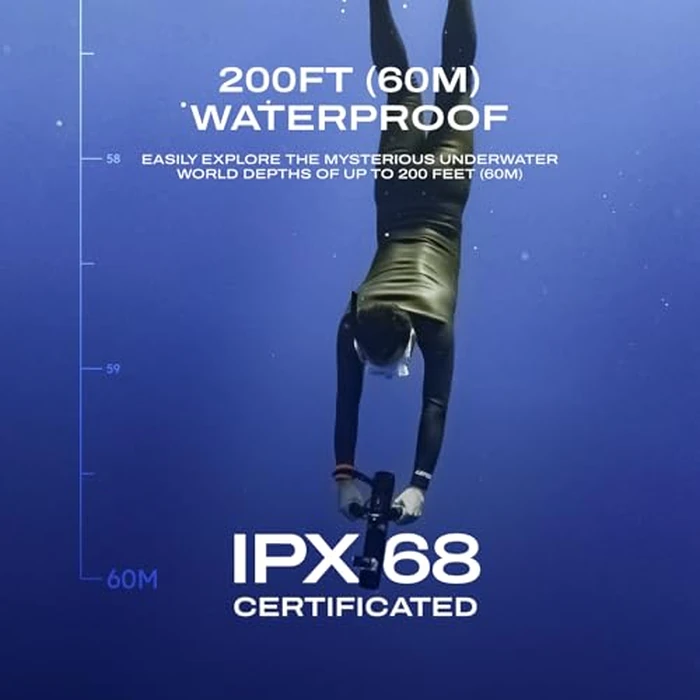 LEFEET P1 Underwater Scooter [Professional Grade]: Max 2m/s Super Power Mini, Built-in Camera Mount, Modular Design Expands,60M Waterproof Sea Scooter for Diving,Snorkeling,Swimming by LEFEET - Image 8