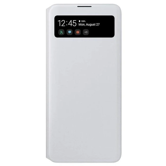 Samsung S-View Wallet Cover for Galaxy A42 - White by Samsung - Refurbished - Brand New condition
