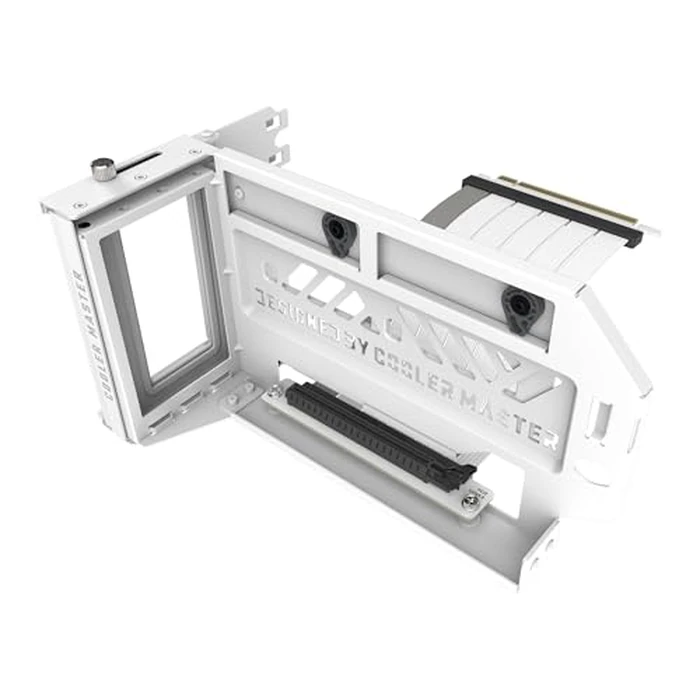 Cooler Master Vertical GPU Card Holder Kit V3 White, PCIe 4.0 5.0 Motherboards GPUs RTX 5090 RX 9070 XT, ABS Casing, 165mm Length, Modula Adjustable for E-ATX ATX Micro ATX Case by Cooler Master - Image 1