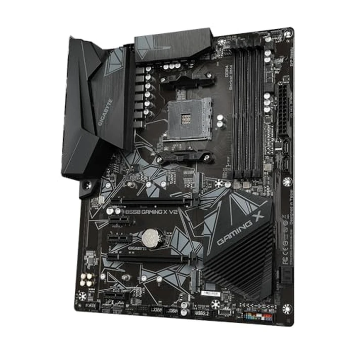 GIGABYTE B550 Gaming X V2 AMD AM4 ATX Motherboard, Supports Ryzen 5000/4000/3000 Series Processors, DDR4, 10+3 Power Phase, 2X M.2, PCIe 4.0, Front USB-C, GbE LAN, Q-Flash Plus, RGB Fusion by GIGABYTE - Image 3