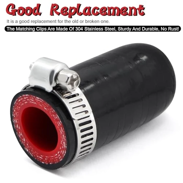 High Temperature 4-Ply Reinforced Silicone Hose Cap ID 5/8 Inch(16mm) Hose End Plug For Turbo Bypass Valve/Vacuum/Fix Leak/Throttle Body Water Port/Heater Core/Coolant Heater Bypass Vacuum Water Port by TuoLauthon - Image 4