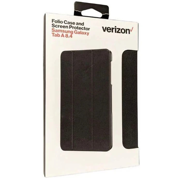 Verizon Folio Tablet Case and Screen Protector for Samsung Galaxy Tab A (8.4") - Black by Verizon - Image 4