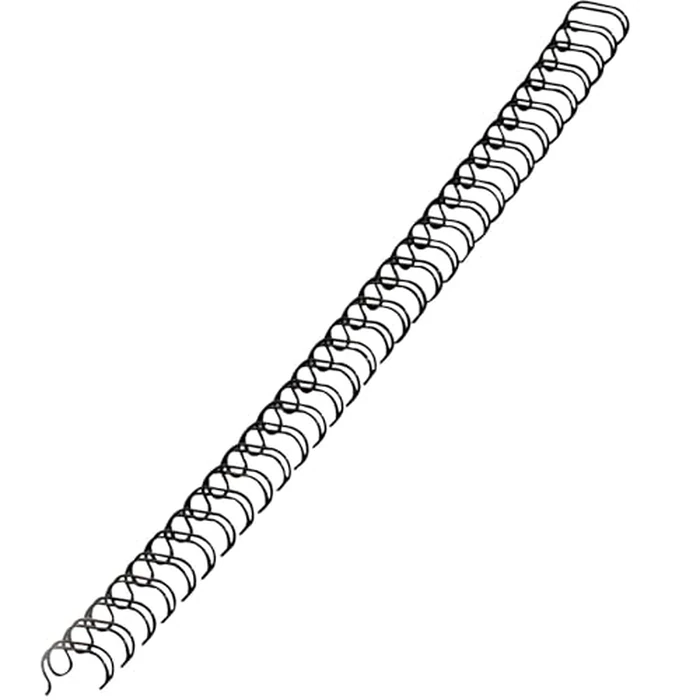 Fellowes Wire Binding Spines, 9/16", Holds 130 Sheets, Black, 25 Pack (5255601) by Fellowes - Used - Very Good condition - CA$7.35