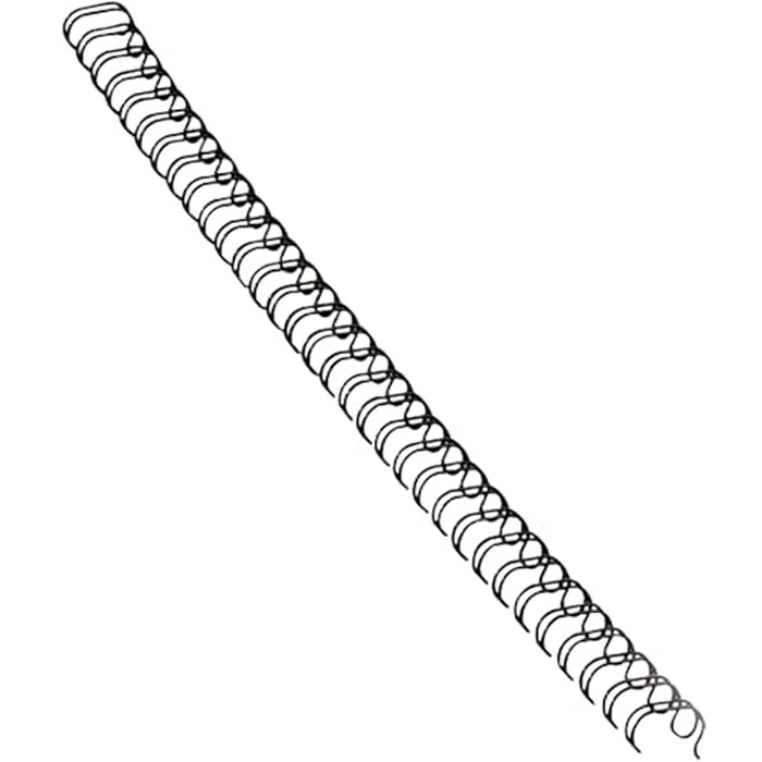 Fellowes Wire Binding Spines, 9/16", Holds 130 Sheets, Black, 25 Pack (5255601) by Fellowes - Image 2