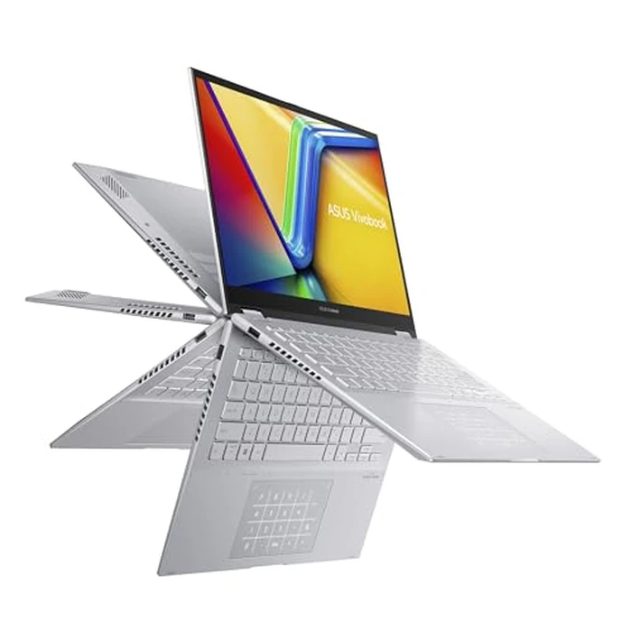 ASUS Vivobook S 14 Flip Laptop, 14” WUXGA Touch Display, Intel Core i7-13620H CPU, 16GB DDR4 RAM, 1TB SSD, NumberPad, WiFi 6E, Windows 11 Home, Cool Silver, TP3402VA-AS71T-CA by Asus - Used - Like New condition - CA$980.82
