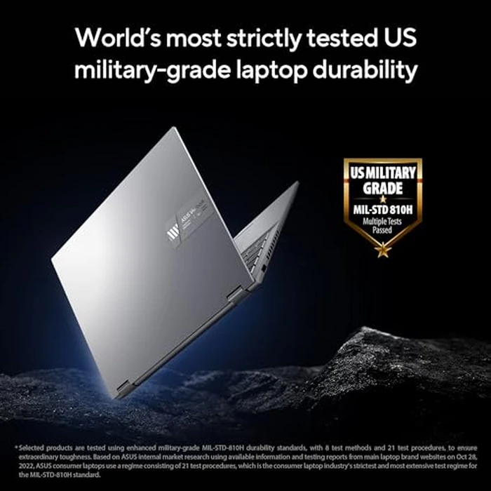 ASUS Vivobook S 14 Flip Laptop, 14” WUXGA Touch Display, Intel Core i7-13620H CPU, 16GB DDR4 RAM, 1TB SSD, NumberPad, WiFi 6E, Windows 11 Home, Cool Silver, TP3402VA-AS71T-CA by Asus - Image 6