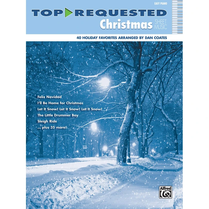 Top-Requested Christmas Sheet Music: Easy Piano (Top-Requested Sheet Music) by Alfred Music - Used - Acceptable condition