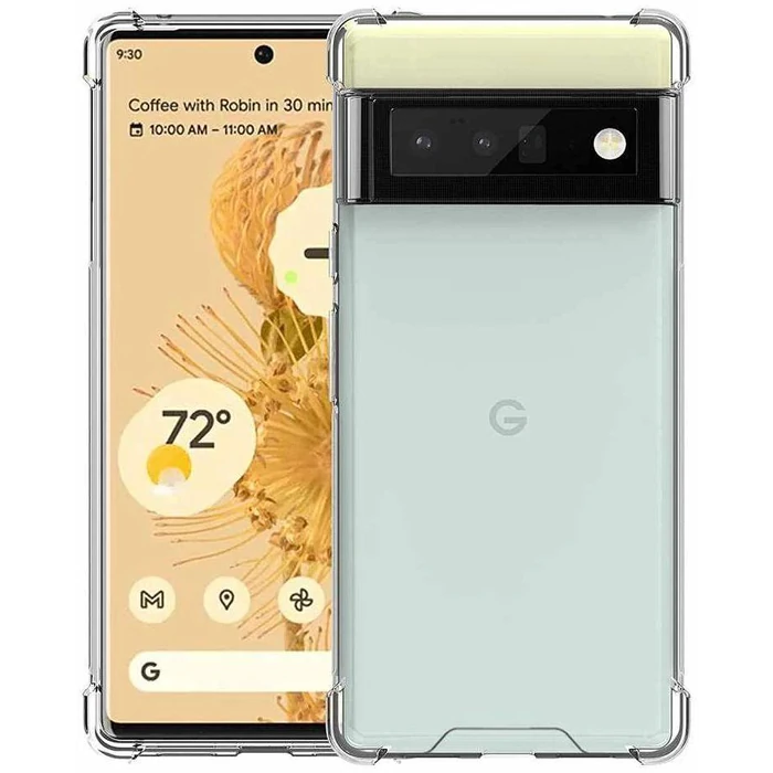 Blu Element DropZone Clear Series Rugged Phone Case for Google Pixel 6 - Clear by Blu Element - Refurbished - Brand New condition - US$8.28