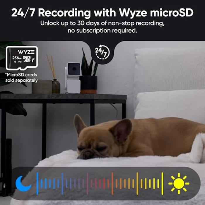 WYZE Cam Pan v3 Indoor/Outdoor IP65-Rated 1080p Pan/Tilt/Zoom Wi-Fi Smart Home Security Camera with Motion Tracking for Baby & Pet, Color Night Vision, 2-Way Audio, Works with Alexa & Google Assistant by WYZE - Image 7