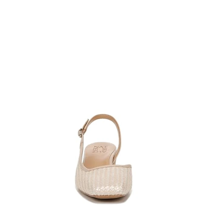 Naturalizer Women Jayla Low Heel Slingback Dress Shoe, Beige Woven Fabric, 8.5 by Naturalizer - Image 2