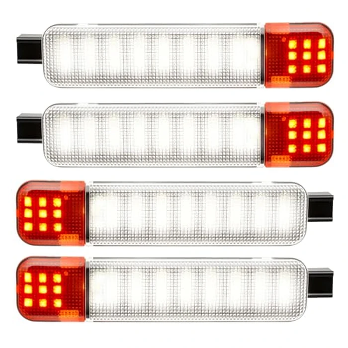 Asgohme LED Door Panel Light Interior Courtesy Lamp Assembly Compatible with 1999-2006 Chevy Silverado/GMC Sierra 1500, 1997-2000 C/K 2500 3500, 2002-2006 Avalanche & 1995-2006 Tahoe Pickup, Pack of 4 by Asgohme - Used - Like New condition