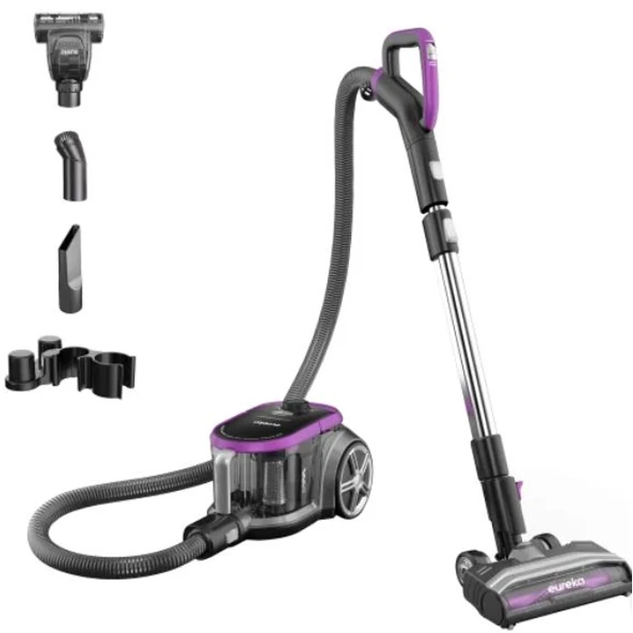 Eureka Bagless Powered Nozzle Anti-Tangle Canister Vacuum - Gray by Eureka - Refurbished - Excellent condition - US$232.98