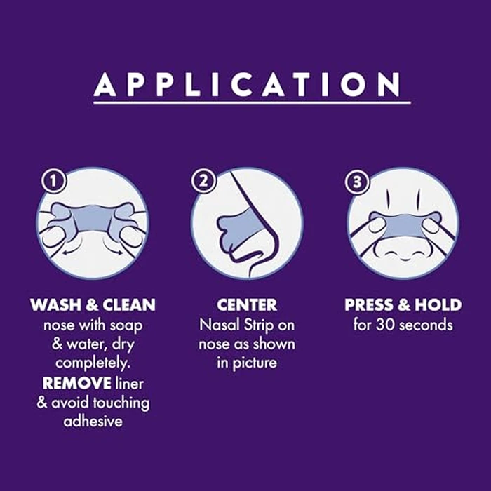 ZzzQuil Sleep Nasal Strips, Clear Nasal Strips, Snoring Relief from Nasal Congestion, Works Instantly, Reduces Nasal Congestion for Less Snoring and Better Sleep, Drug Free, 52 Nasal Strips by ZzzQuil - Image 6