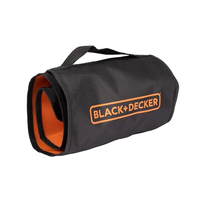 BLACK+DECKER Kids Tool Bag Set 13-Piece Junior Roll Up Bag Pretend Play Tools, Hammer, Phillips Screwdriver, Pliers, Adjustable Wrench & More! for Boys & Girls Ages 3+ by Jakks Pacific - Image 7