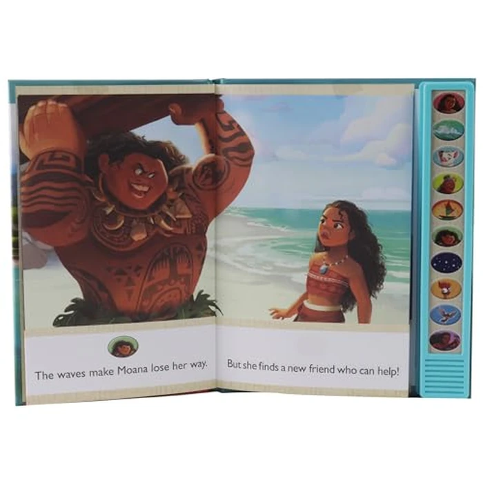 Disney: Moana - I'm Ready to Read - Interactive Read-Along Sound Book - Great for Early Readers - PI Kids by PI Kids - Image 4