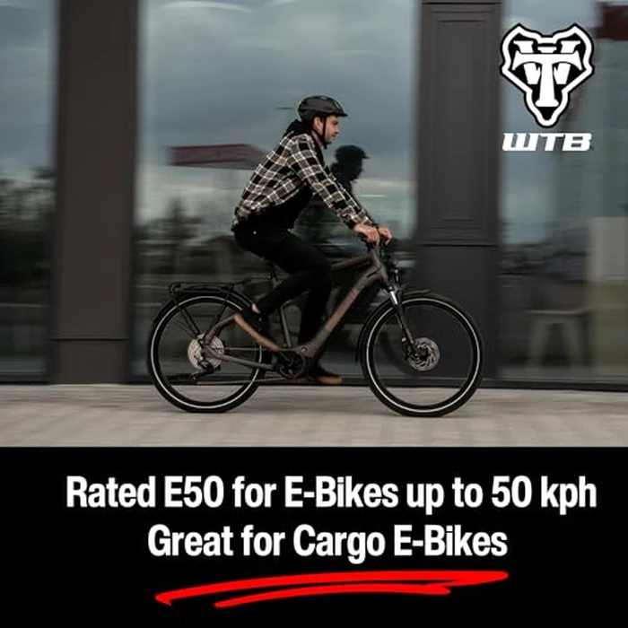 WTB Groov-E Hybrid Bike Tire (27.5" x 2.4") Wire Bead - Perfect for E-Bikes - Water Channeling Grooves for Wet Conditions (Flat Guard Puncture Protection) by WTB - Image 3