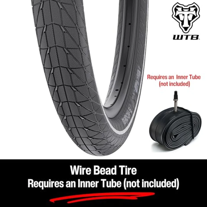 WTB Groov-E Hybrid Bike Tire (27.5" x 2.4") Wire Bead - Perfect for E-Bikes - Water Channeling Grooves for Wet Conditions (Flat Guard Puncture Protection) by WTB - Image 5