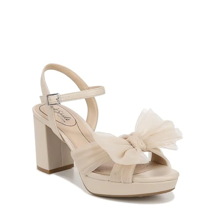 LifeStride Women's, Last Dance Sandal, Bone, 8.5 Wide by LifeStride - Used - Like New condition