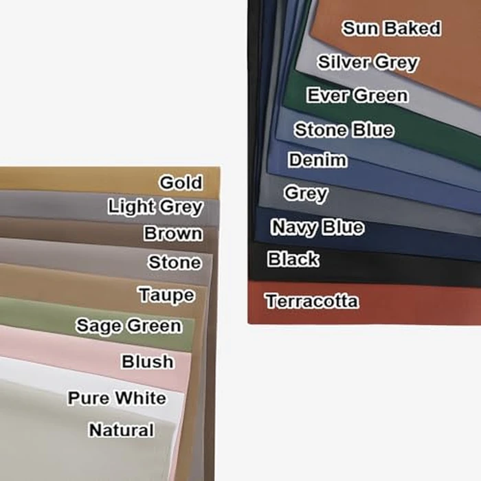 Gwine Stone Blackout Curtains for Small Window Treatment, Light Blocking Short Kitchen Window Curtains Over Sink, Rod Pocket Half Window Tiers for Bathroom Basement, Each 30" Wx36 L, 2 PCS by Gwine - Image 9