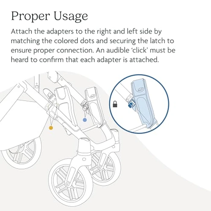 UPPAbaby Lower Infant Car Seat Adapter for Maxi-COSI, Nuna, and Cybex, Black by UPPAbaby - Image 5