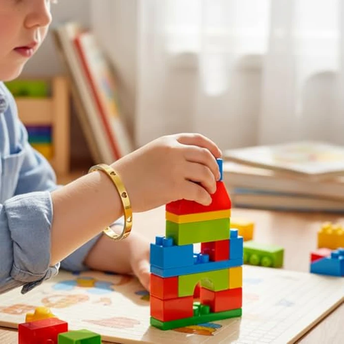 Cryinsun Baby Infant Toddler Kids Girls Heart Bangle Bracelet,18K Gold-plated 316L Stainless Steel Cuff Bracelets With Heart Shape,Jewelry Gifts For Birthday (1PC Gold Plated) by Cryinsun - Image 3